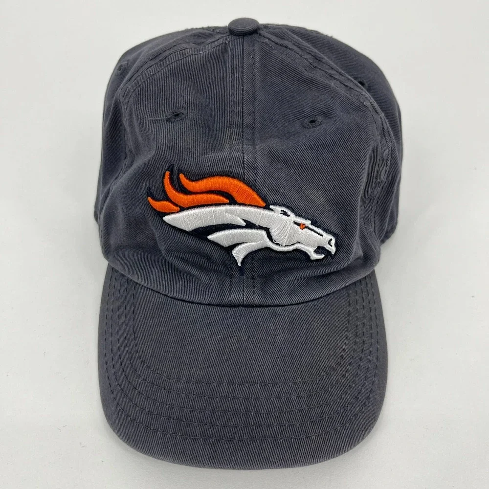 Denver Broncos 47 Brand Kids Navy Blue Adjustable Strap Back Baseball Hat NFL